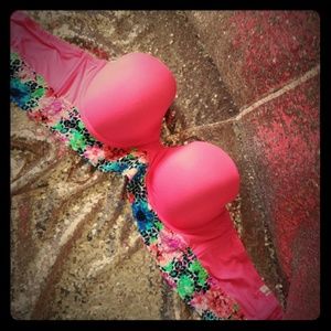 PINK 36C used strapless bra